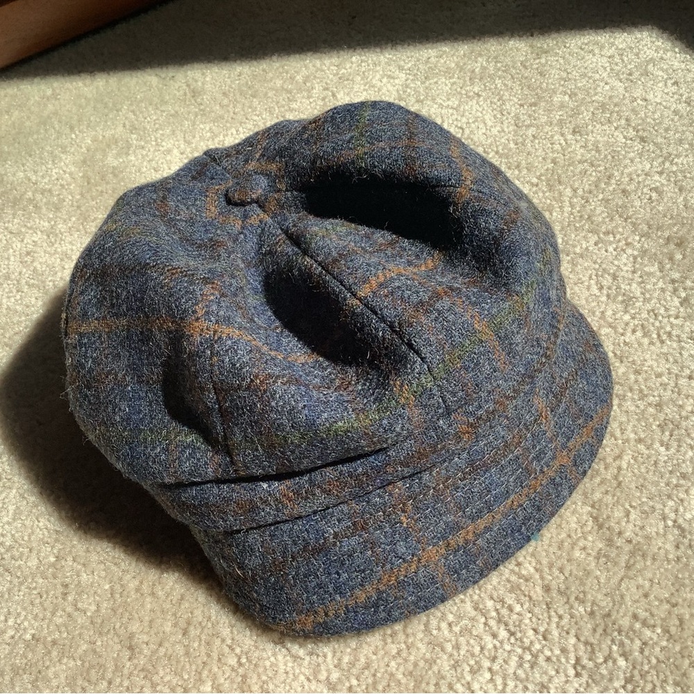 Mucros Weavers Wool Newsboy hat. OS. 100% wool  cotton lining